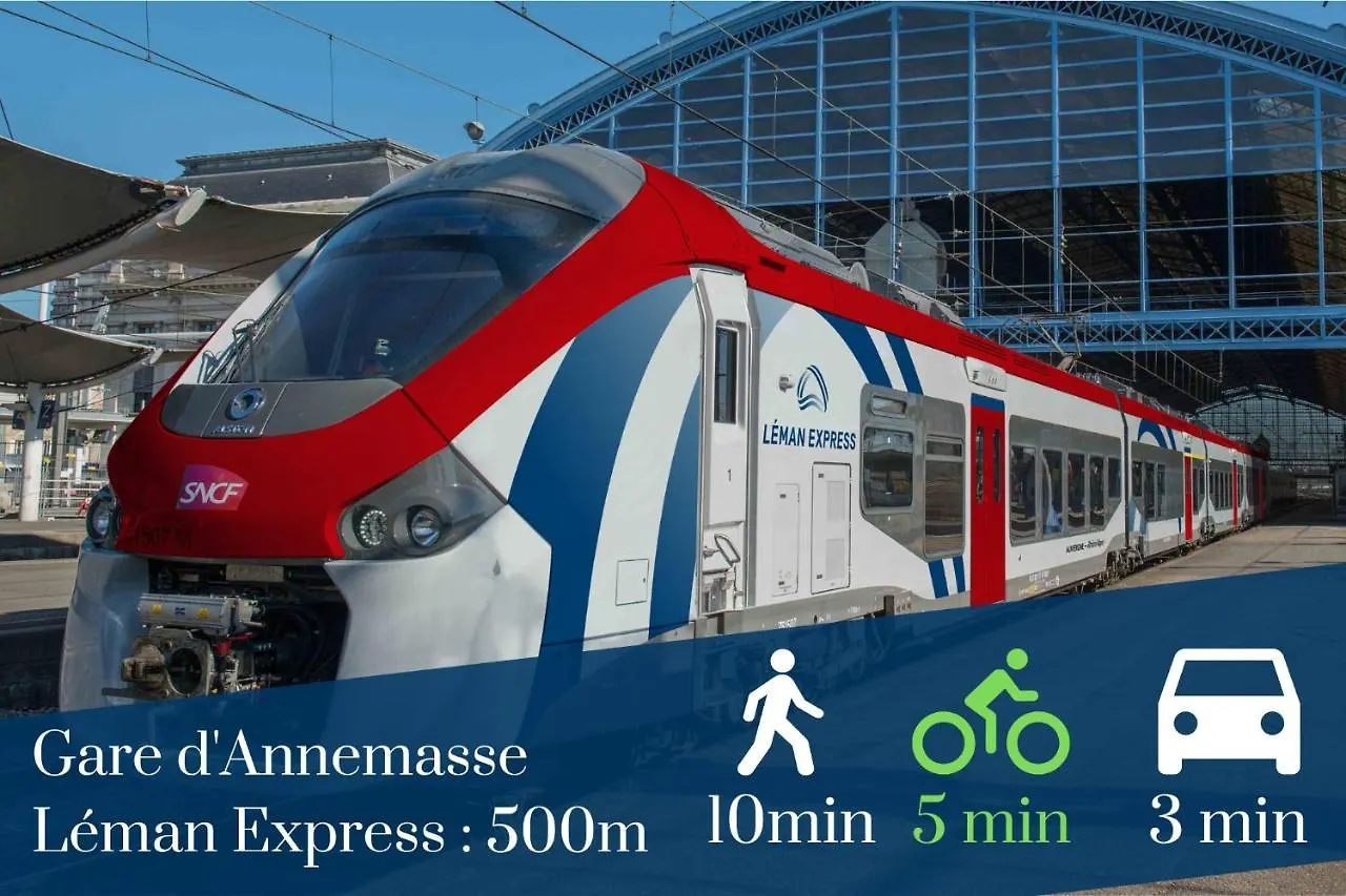 Apartamento Homey Jane - New/Hyper Centre/Proche Gare Et Tram/Wifi Gratuit Annemasse
